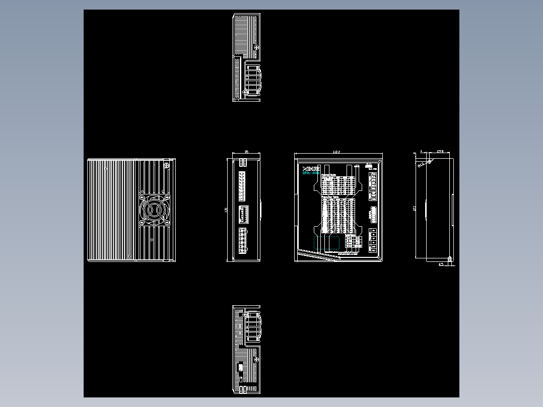 步进驱动DP3L-808A-外观图-220518