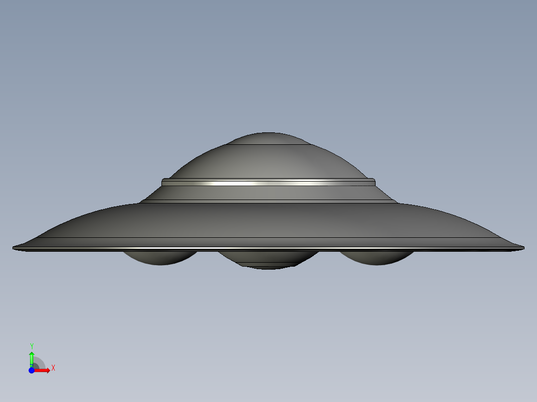 不明飞行物8前视图