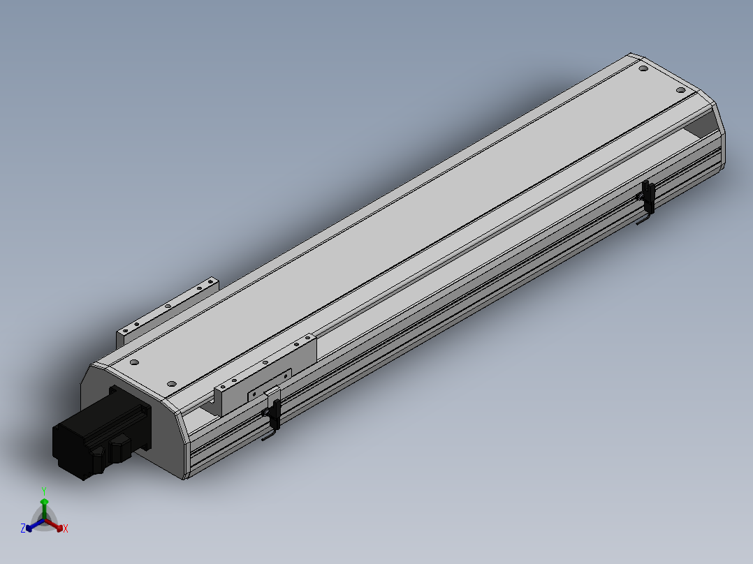 精密模组MY170-T10-600L-BC-P40B-C4-C正等轴测图