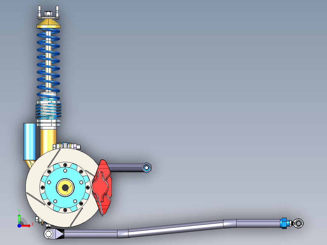 Rear Suspension后悬架前视图