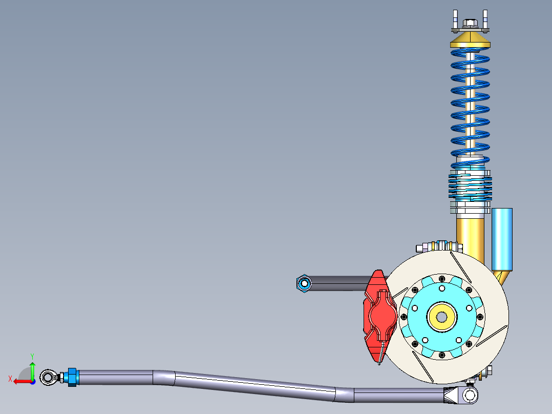 Rear Suspension后悬架后视图