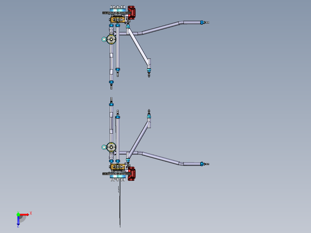 Rear Suspension后悬架俯视图