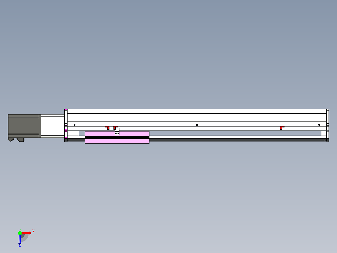 VF丝杆传动-一般环境VF22-L20-C-S550-BC-P75-C4俯视图