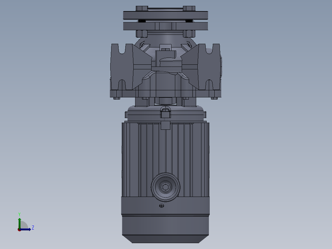 卧式标准离心泵ST50(含内部细节)602415===28左视图