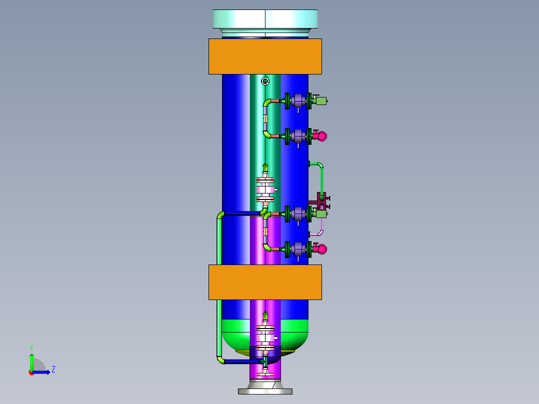 滤网式净化脱水机左视图