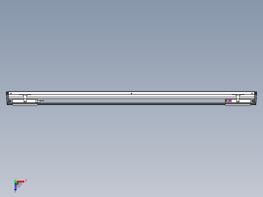 威洛博VL系列直线电机模组-2VL17E2-S1150俯视图