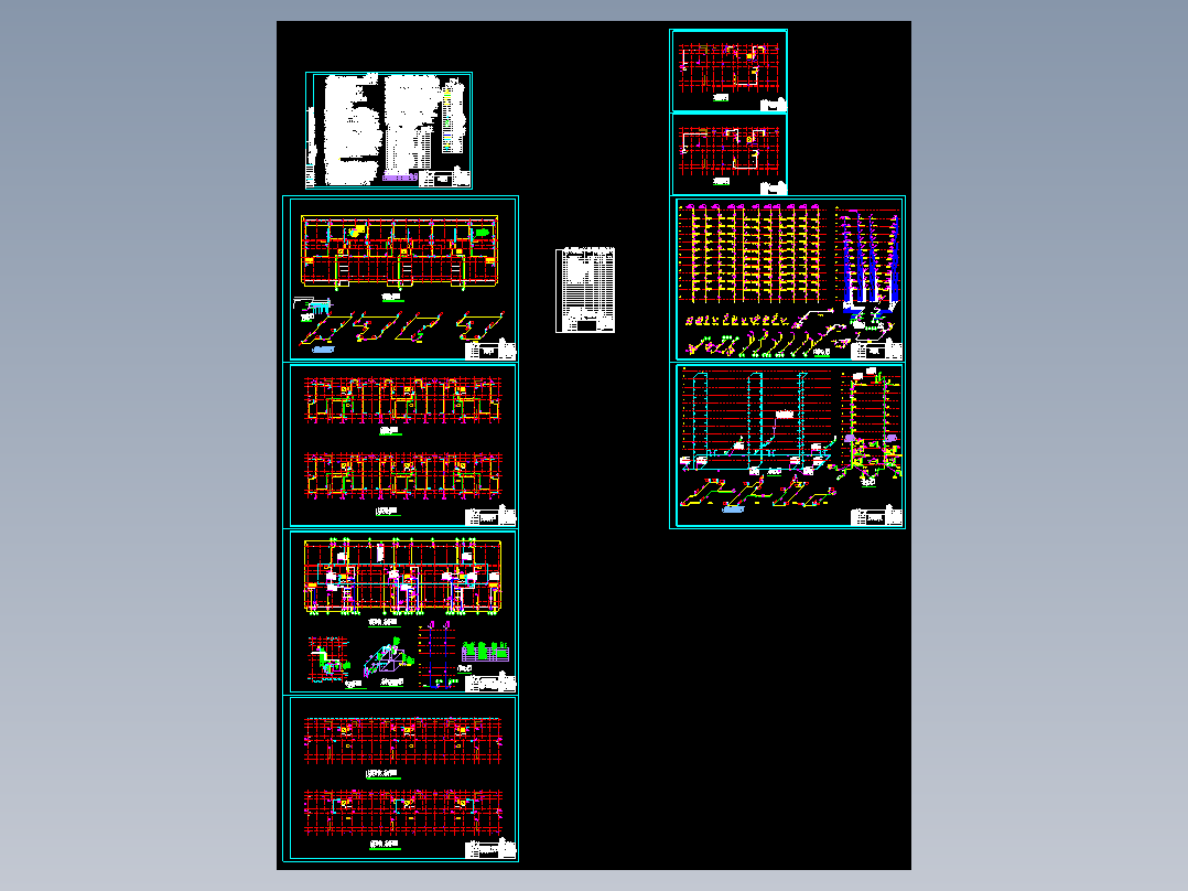 唐山小高层水暖施工图