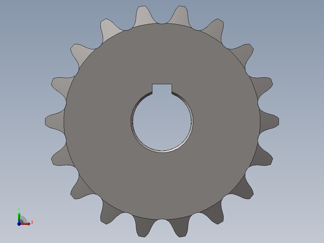 06B-16链轮前视图