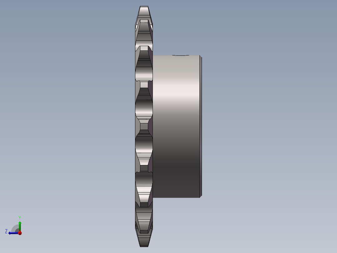 06B-16链轮右视图