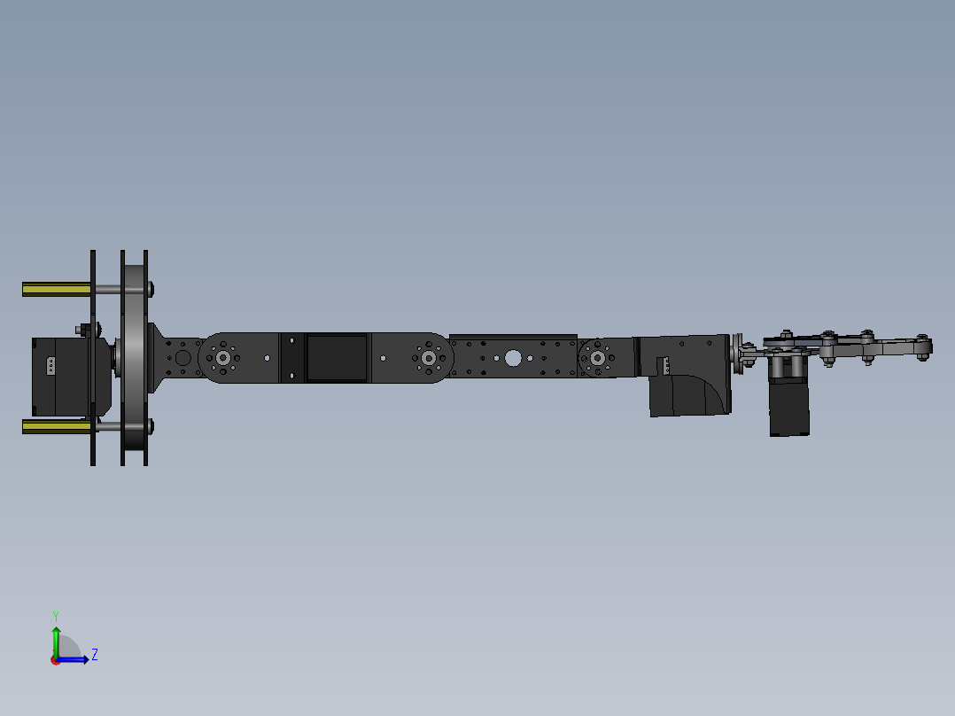 机械臂爪子A1左视图