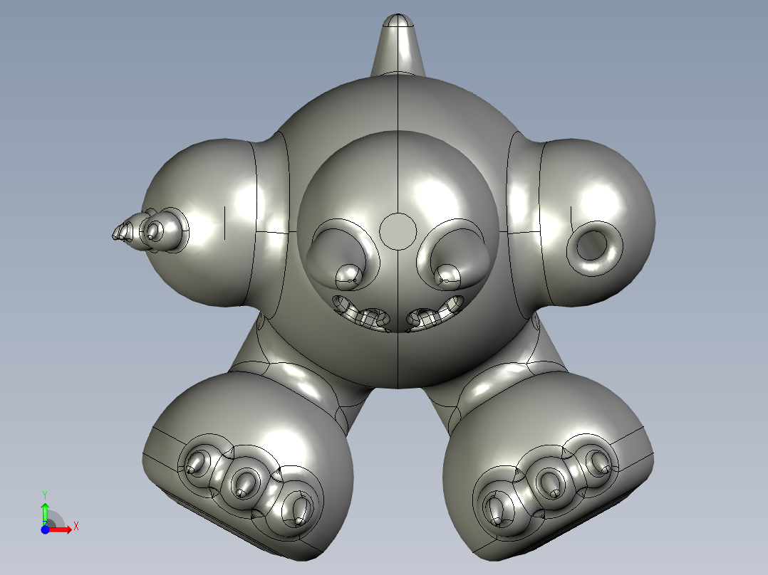 Lil Dvl 笔筒前视图