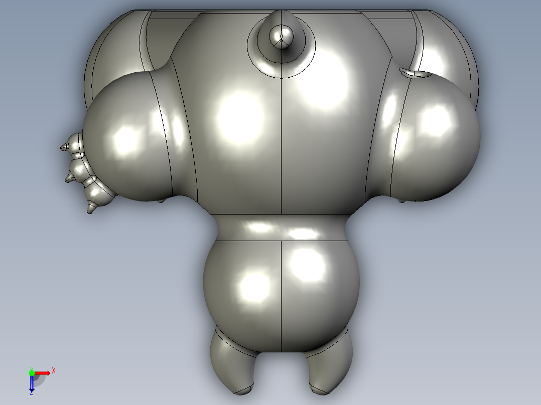 Lil Dvl 笔筒俯视图