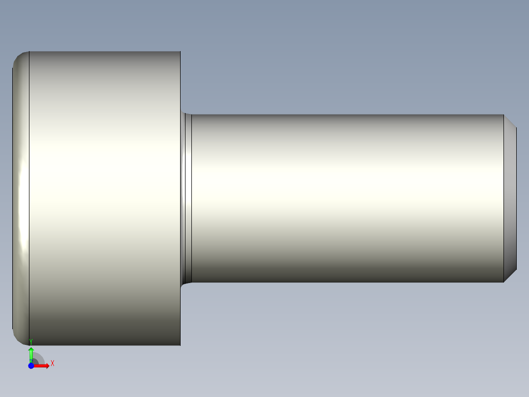 螺钉-DIN_912-M4x8.stp前视图