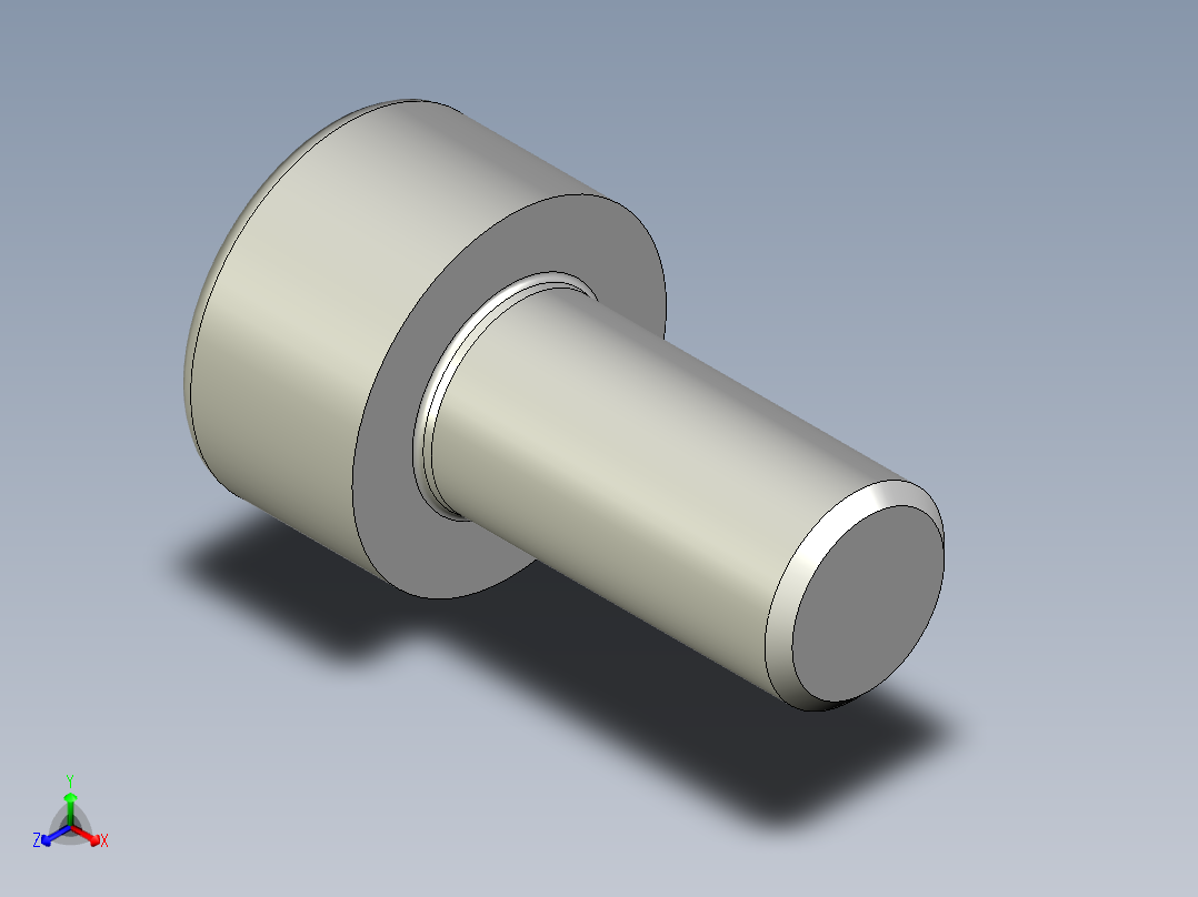 螺钉-DIN_912-M4x8.stp正等轴测图