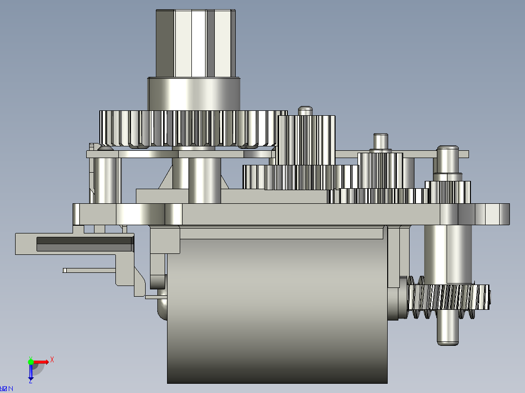 运动机构5俯视图