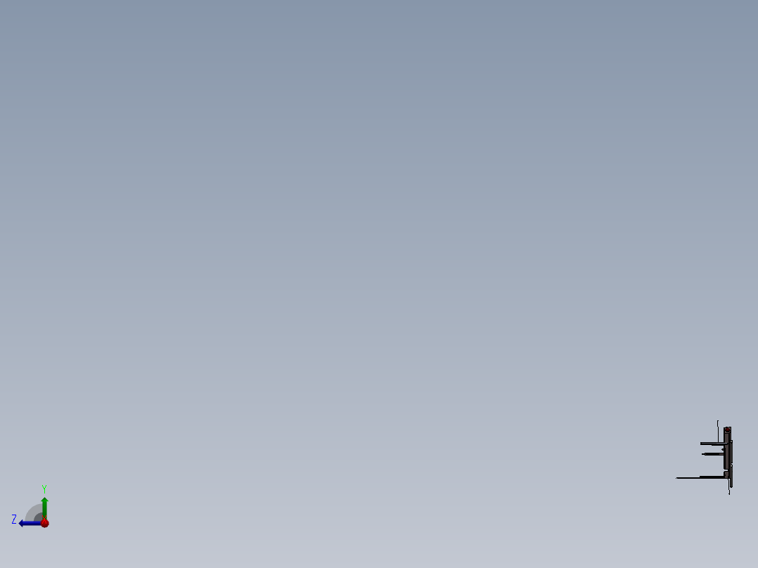 残疾人电梯设计右视图