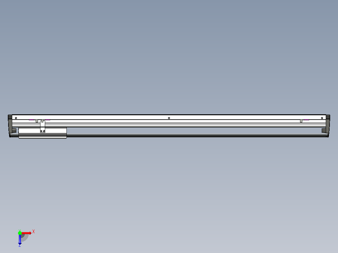 威洛博VL系列3d模型模组VL17E2Y-S950俯视图