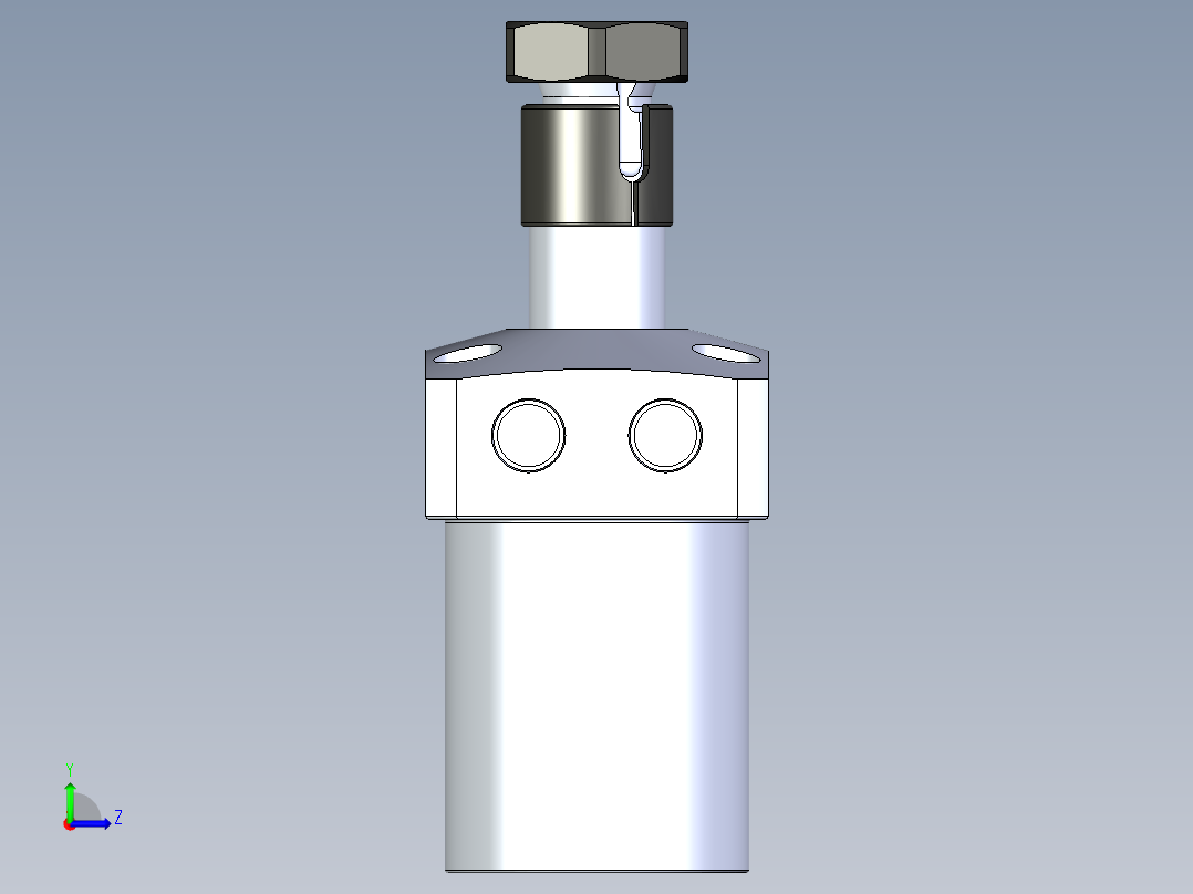 KOSMEKLHA0400-SR-Y30_R01多系列多零件图纸模型左视图