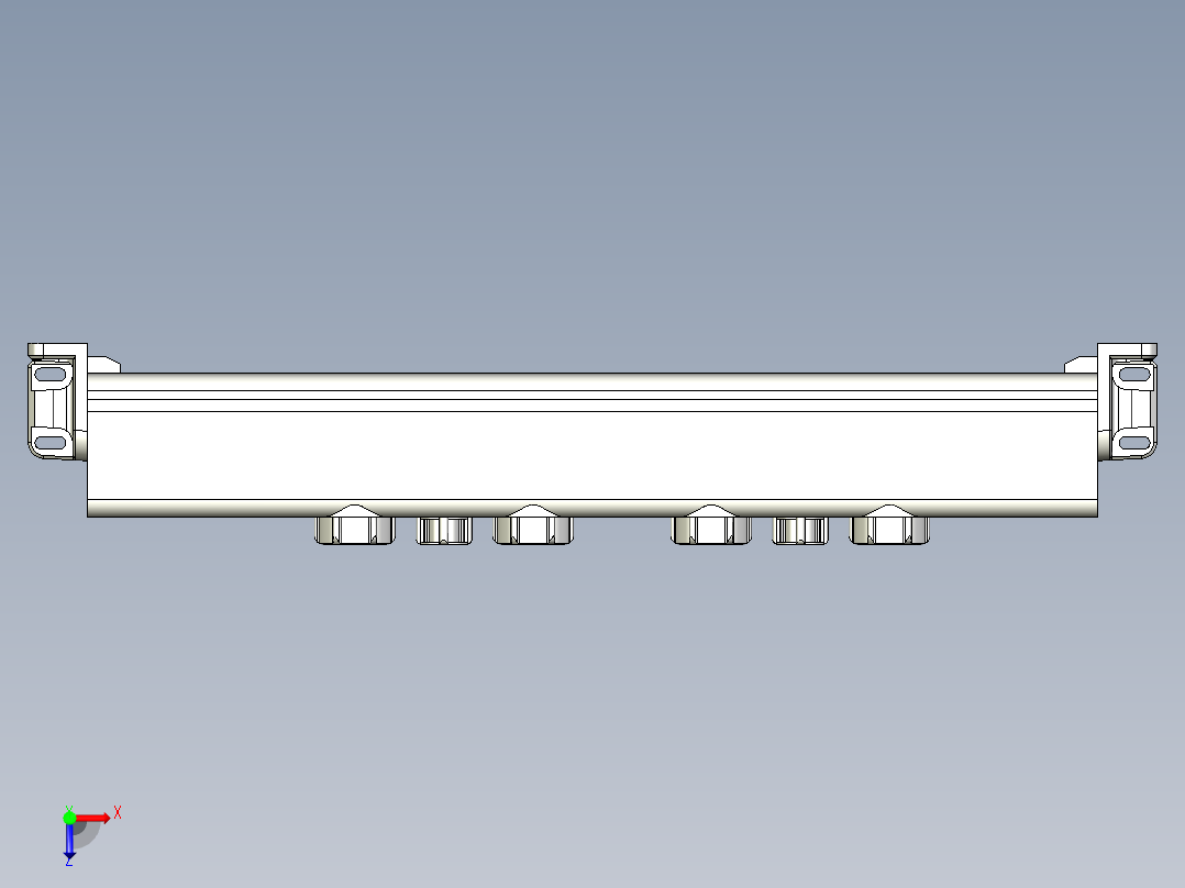 基恩士SJ-H036_kc图纸模型俯视图