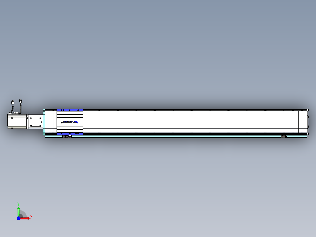 VF丝杆传动-一般环境VF14-Lxx-C-S1150-BC-ZP75-C3前视图