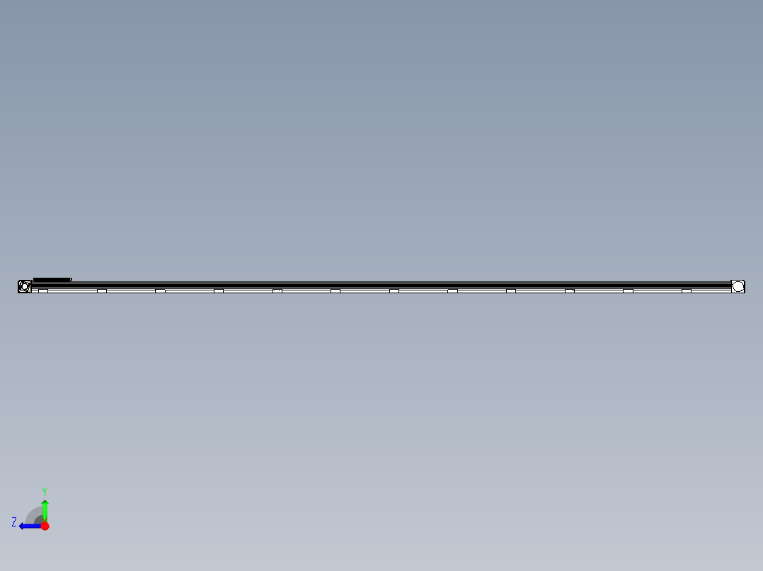 同步带滑台-欧规B8-L176-S4500-L-ZP40-D3-N5右视图