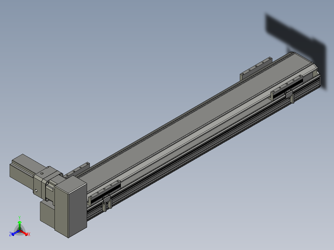 直线模组LHB17-L40-S900-RU设计图纸
