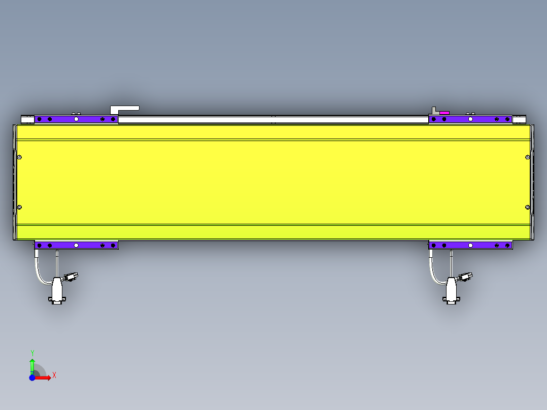 威洛博VL系列直线电机模组-2VL22H2-S550前视图