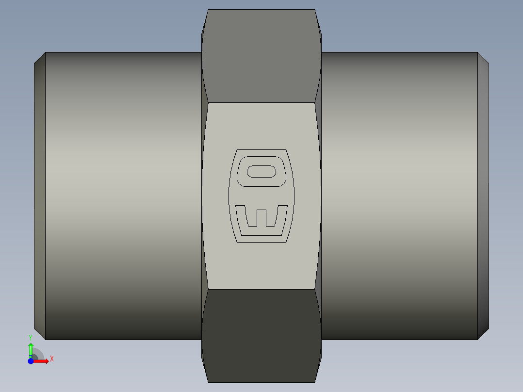 卡套式工业通用硬管接头EO Union G16SCFX前视图