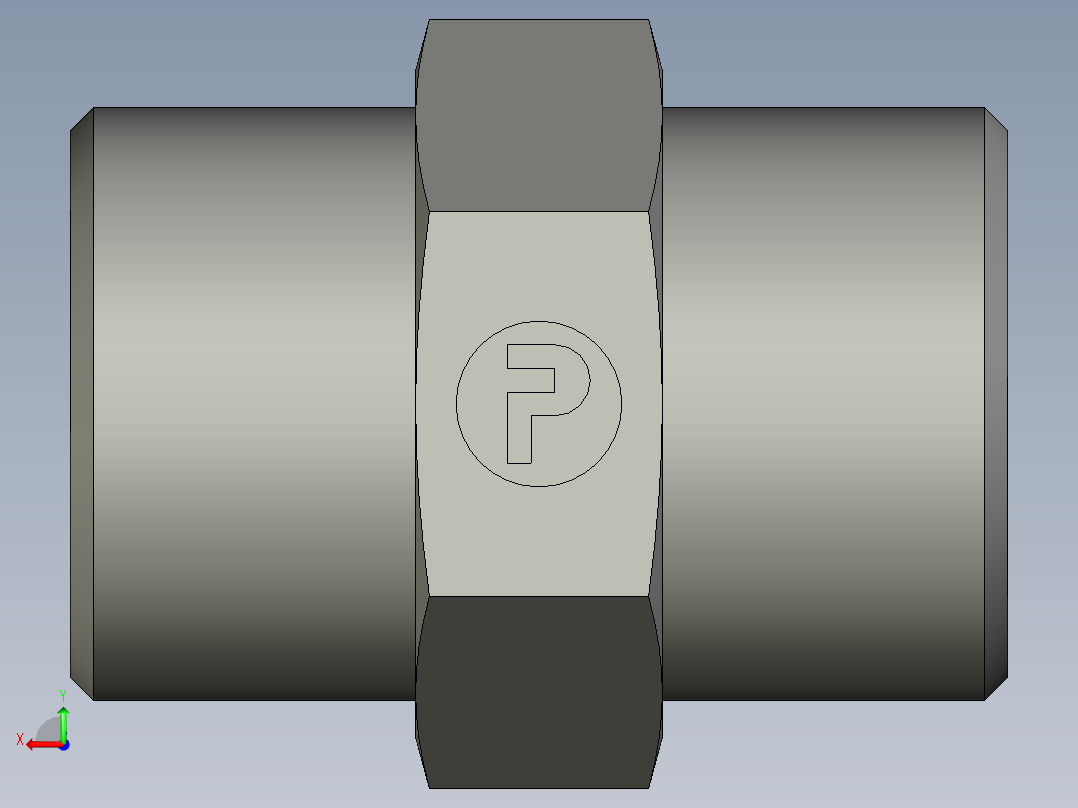 卡套式工业通用硬管接头EO Union G16SCFX后视图