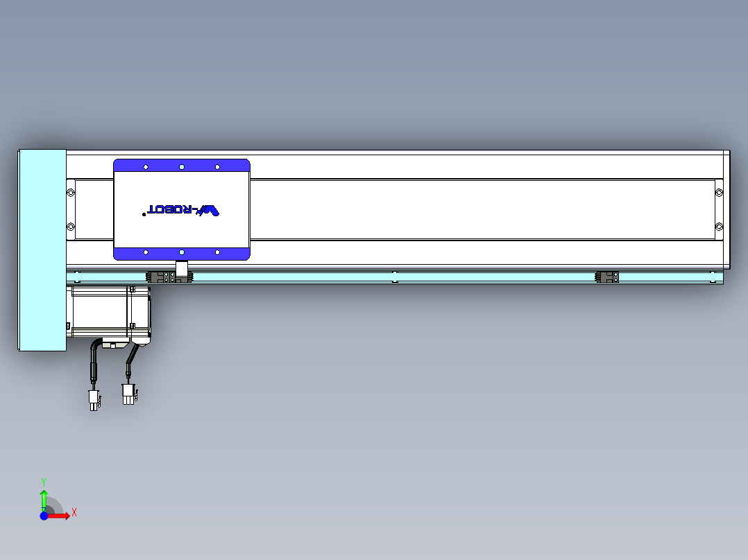 威洛博VC丝杆传动-无尘环境VC14-Lxx-C-S500-BL-ZP40-C3前视图
