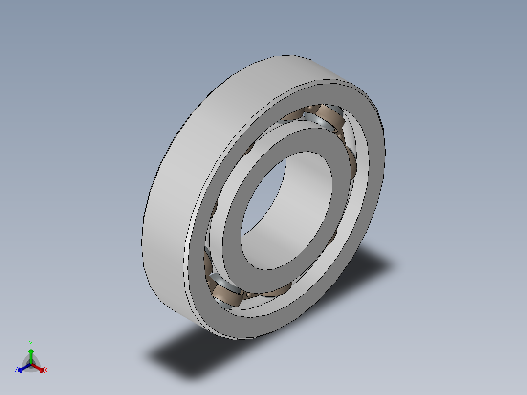 轴承正等轴测图