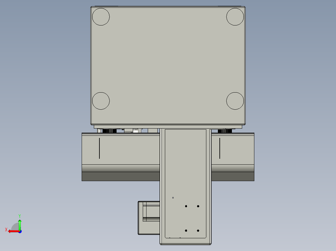 全自动剥皮剪线裁切机后视图