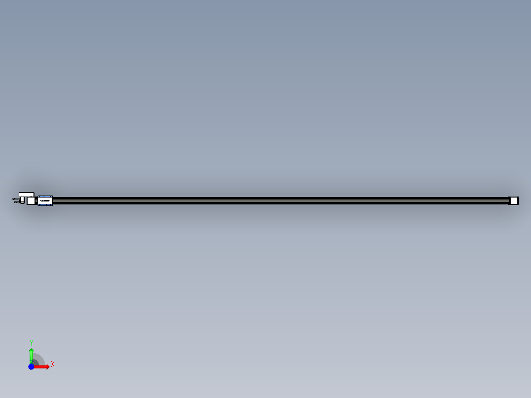 威洛博LB.GB同步带传动--欧规系列GB8-L96-S5500-BR-P40前视图