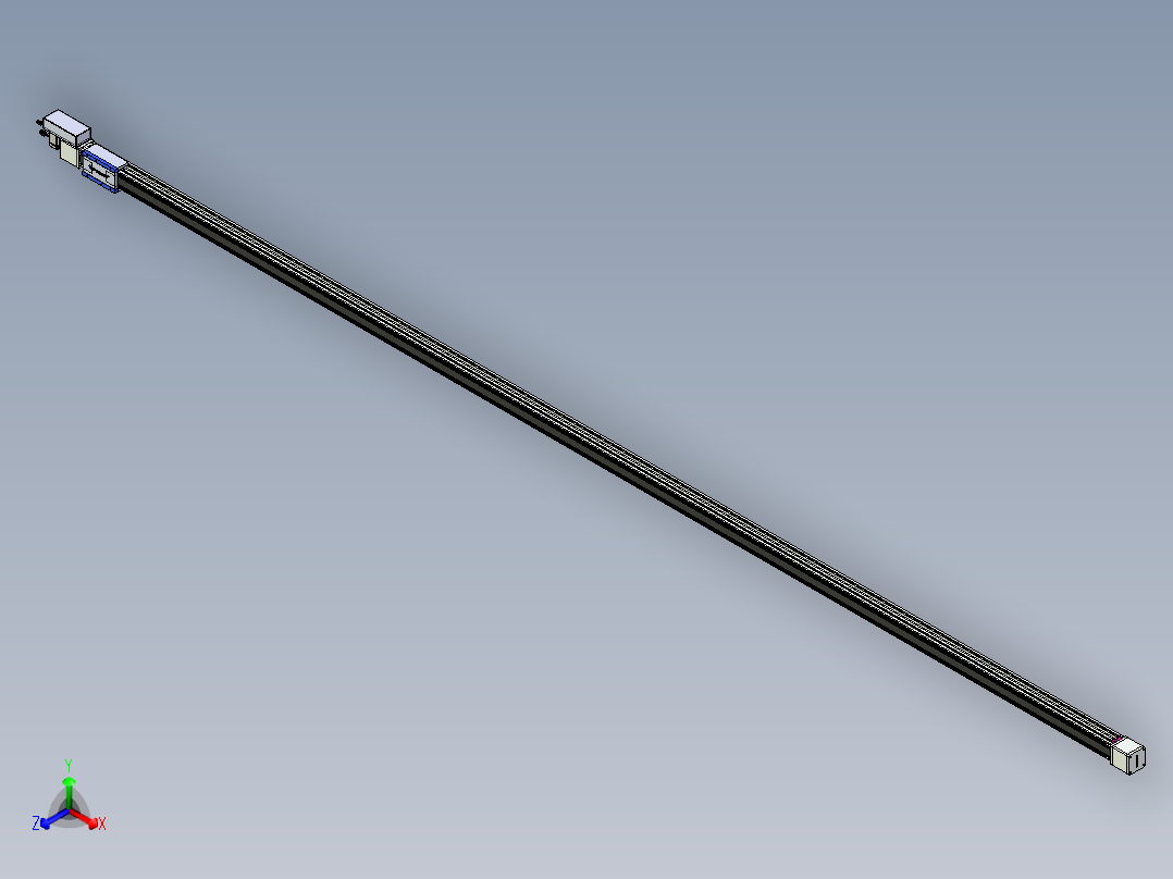 威洛博LB.GB同步带传动--欧规系列GB8-L96-S5500-BR-P40正等轴测图