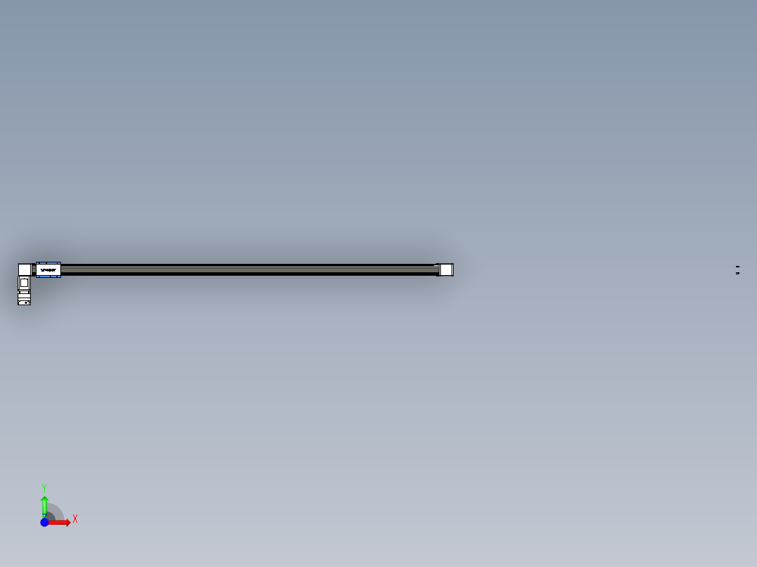 威洛博LB.GB同步带传动--欧规系列GB8-L192-S2750-BL-P75-K前视图