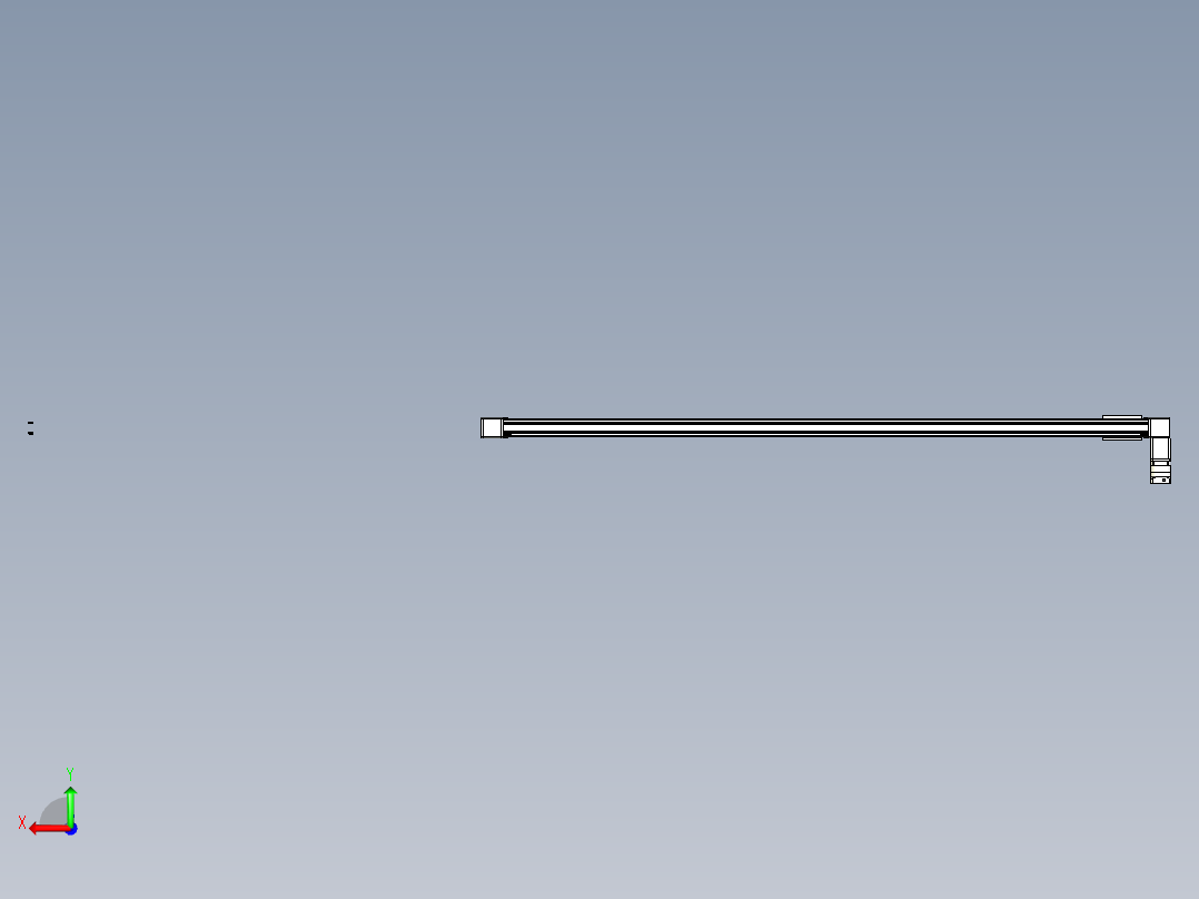 威洛博LB.GB同步带传动--欧规系列GB8-L192-S2750-BL-P75-K后视图