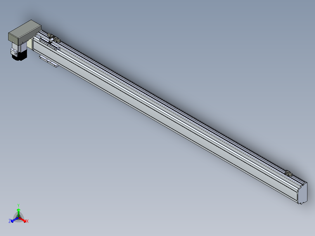 同步带滑台-半封闭B10H-L45-S1500-RU-P40-D3