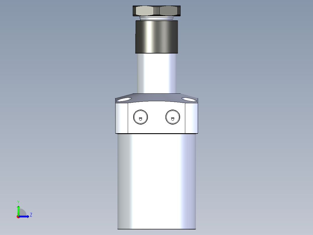 KOSMEKLHA0900-SL-Q30_R01多系列多零件图纸模型左视图