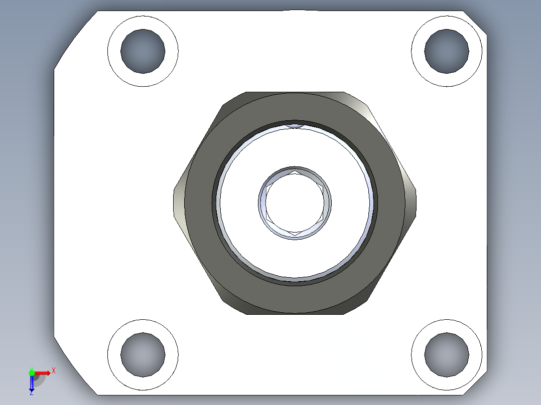 KOSMEKLHA0900-SL-Q30_R01多系列多零件图纸模型俯视图