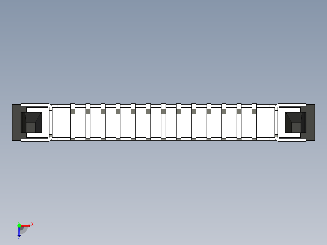 连接器 SM-FFC3B05-13-T俯视图