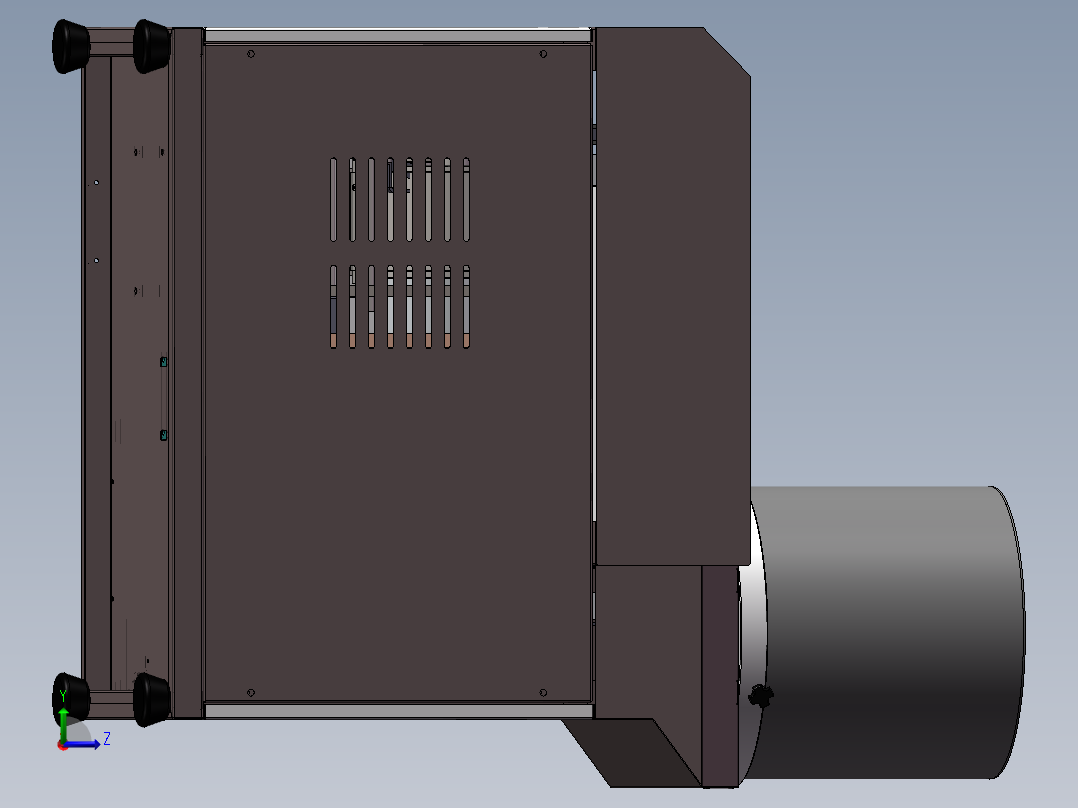 全自动智能台式面条机sw16左视图