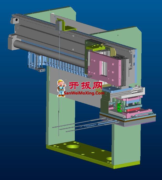 多层陶瓷电容预热清扫机2DCAD+BOM清单proe4.0 可编辑