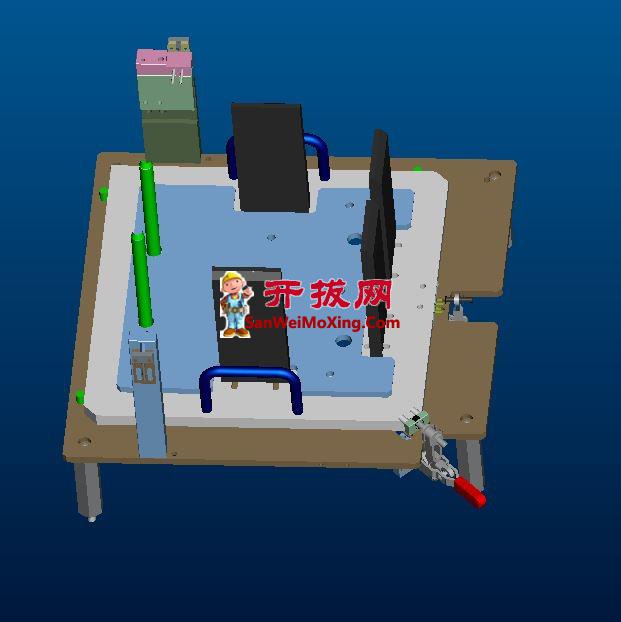 多层陶瓷电容预热清扫机2DCAD+BOM清单proe4.0 可编辑