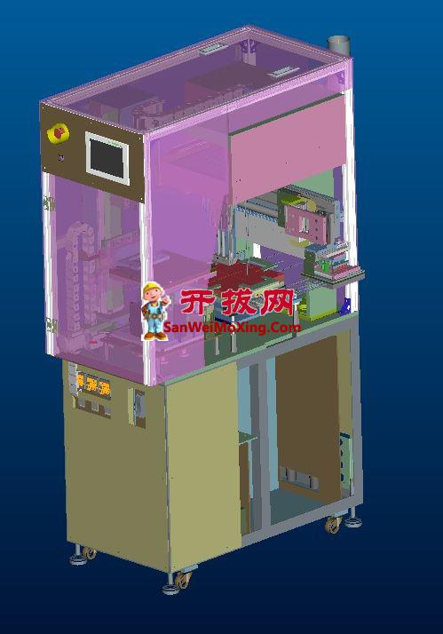 多层陶瓷电容预热清扫机2DCAD+BOM清单proe4.0 可编辑