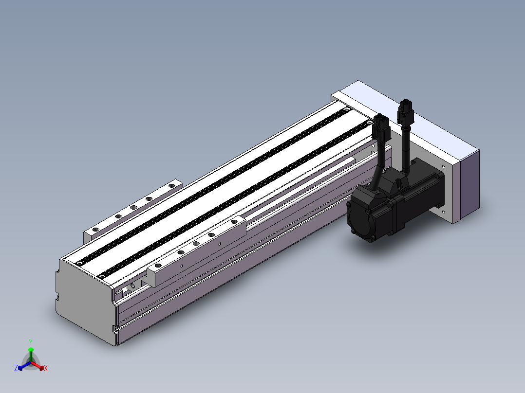 精密模组MY80D-T10-150L-BR-P10B-C4-C正等轴测图