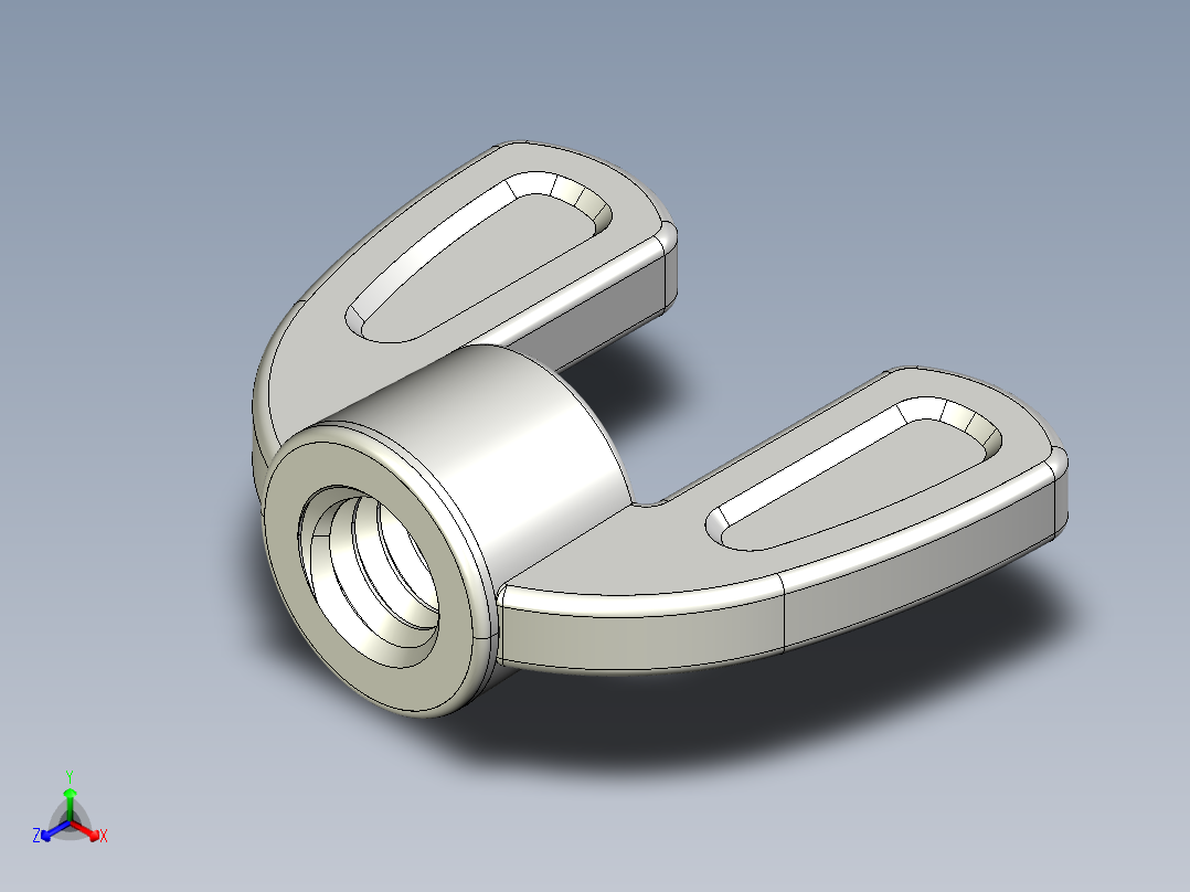 WING NUT 5-16in-18 Thread size 1-2in Base Diameter.IGS