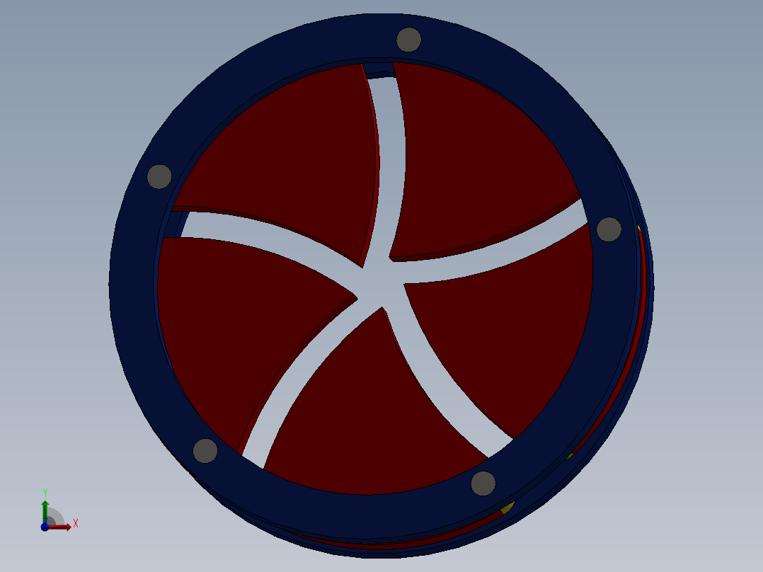 虹膜机构12前视图