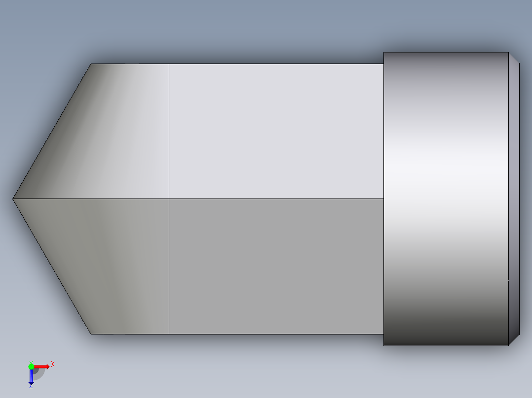卡套式工业通用硬管接头EO_Male_stud_elbow_WE18LMCFX俯视图