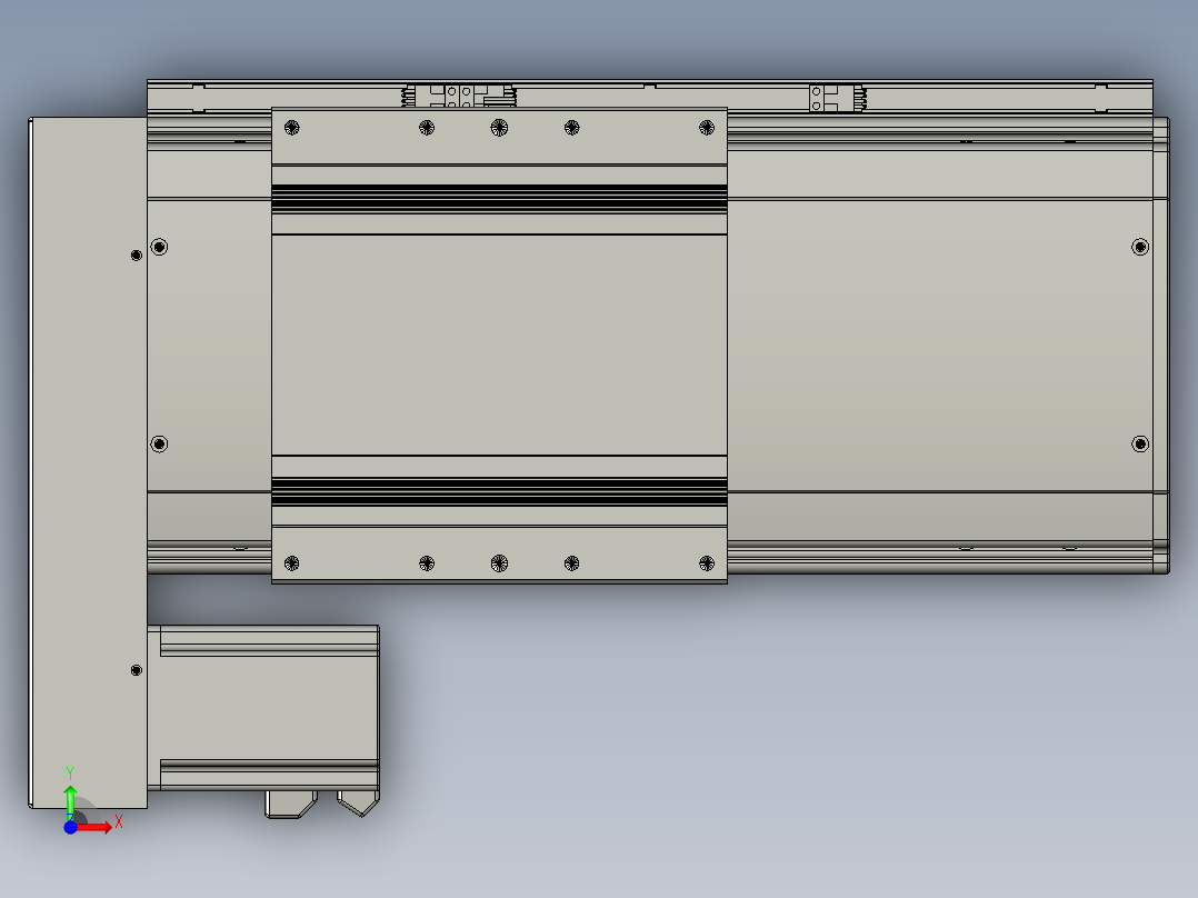 VF丝杆传动-一般环境VF22-S150-BL前视图