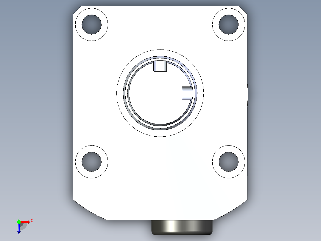 KOSMEKLT0360-CL-F多系列多零件图纸模型多系列多零件图纸模型俯视图